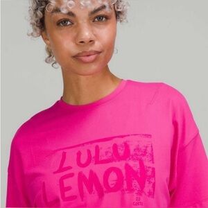 Lululemon Special Edition Ed Curtis Crop Abrasion Resistant Tee Size 8